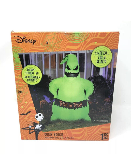 3.4 Ft Airblown Inflatable Night Before Christmas Oogie Boogie By Gemmy