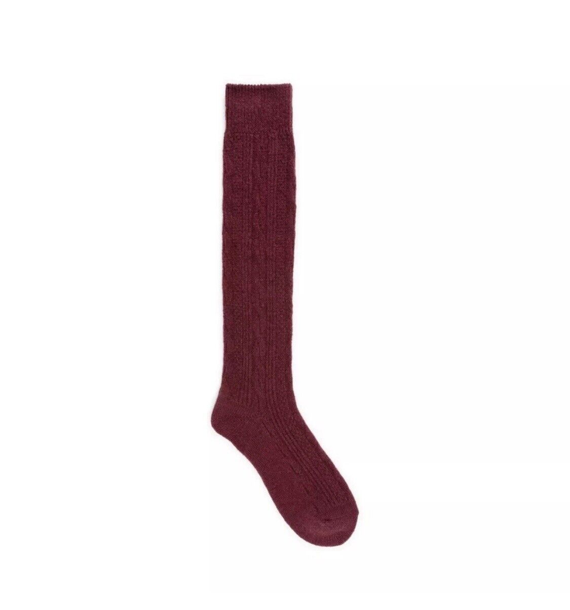 MUK LUKS Women’s Knee High Socks Sizes 6-11 Polyester • Dark Red