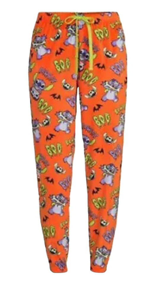 Womens Lilo and Stitch Halloween Jogger Pajama Lounge Pant PJs Size Large 12-14