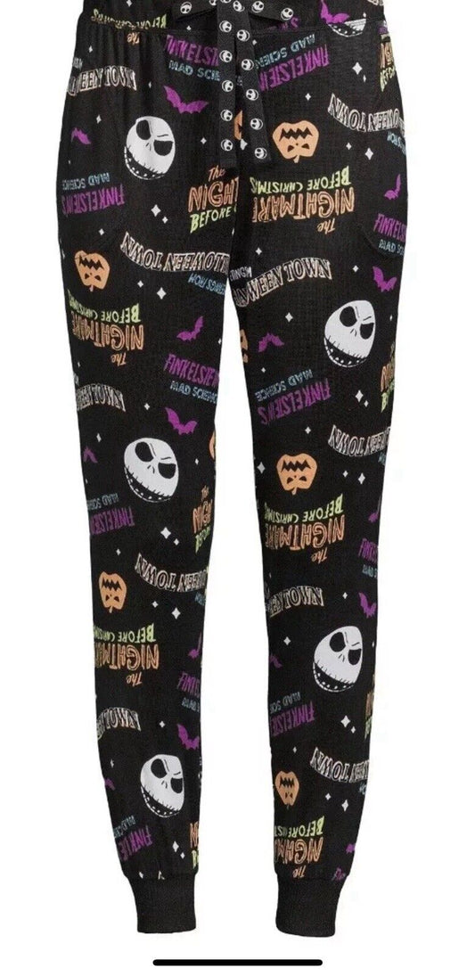 Disney Nightmare Before Christmas Women's Sleep Jogger Pants NWT Size XL 16-18