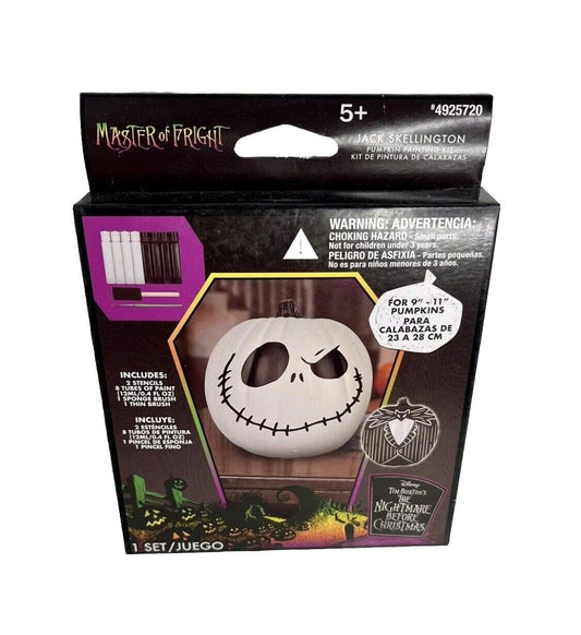 Master of Fright Jack Skellington Nightmare Before Xmas Pumpkin Painting Kit