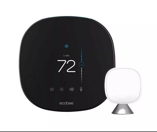 Ecobee Smart Thermostat with Voice Control & Smart Sensor EB-STATE5-01 - New