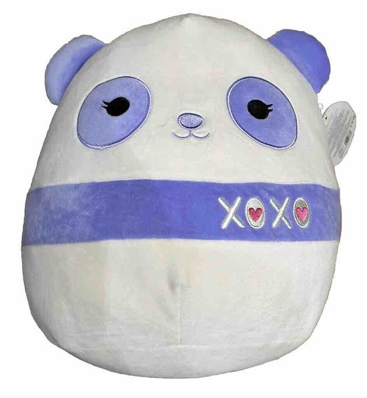 Squishmallows 12" PRESCOTT - Panda  "XOXO" Valentine's Day PLUSH NWT