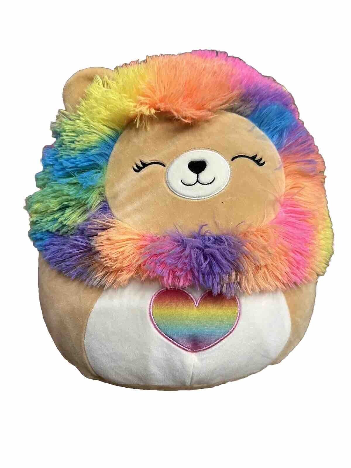 NWT Squishmallows 12" LIANNE Lion Valentines Day Plush heart On belly NTW